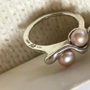 Hagit Gorali Designer double pearl ring 10